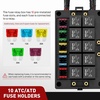 image:imageNilight 12V Fuse Relay Box 4 Relays 12 Slots ATCATO Blade Fuses Holder 4Pin Terminal 40A Relay 12Way 12AWG PreWired Block Kit Universal for Automotive Car Truck Camper BoatPreWired Box 10 Relay 10 Fuse