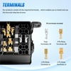 image:imageNilight 12V Fuse Relay Box 4 Relays 12 Slots ATCATO Blade Fuses Holder 4Pin Terminal 40A Relay 12Way 12AWG PreWired Block Kit Universal for Automotive Car Truck Camper BoatFuse and Relay Block