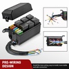 image:imageNilight 12V Fuse Relay Box 4 Relays 12 Slots ATCATO Blade Fuses Holder 4Pin Terminal 40A Relay 12Way 12AWG PreWired Block Kit Universal for Automotive Car Truck Camper BoatFuse and Relay Block PreWired