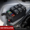 image:imageNilight 12V Fuse Relay Box 4 Relays 12 Slots ATCATO Blade Fuses Holder 4Pin Terminal 40A Relay 12Way 12AWG PreWired Block Kit Universal for Automotive Car Truck Camper BoatPreWired Box 6 Relay 6 Fuse