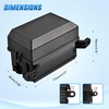 image:imageNilight 12V Fuse Relay Box 4 Relays 12 Slots ATCATO Blade Fuses Holder 4Pin Terminal 40A Relay 12Way 12AWG PreWired Block Kit Universal for Automotive Car Truck Camper BoatFuse and Relay Block