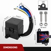 image:imageNilight 12V Fuse Relay Box 4 Relays 12 Slots ATCATO Blade Fuses Holder 4Pin Terminal 40A Relay 12Way 12AWG PreWired Block Kit Universal for Automotive Car Truck Camper BoatPreWired Box 2 Relay 6 Fuse