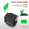 image:imageNilight 12V Fuse Relay Box 4 Relays 12 Slots ATCATO Blade Fuses Holder 4Pin Terminal 40A Relay 12Way 12AWG PreWired Block Kit Universal for Automotive Car Truck Camper BoatFuse Relay 5 Pack