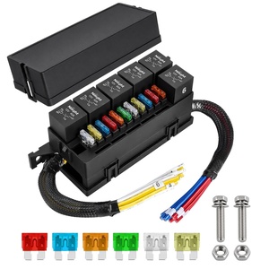 image:imageNilight 12V Fuse Relay Box 4 Relays 12 Slots ATCATO Blade Fuses Holder 4Pin Terminal 40A Relay 12Way 12AWG PreWired Block Kit Universal for Automotive Car Truck Camper BoatPreWired Box 6 Relay 11 Fuse