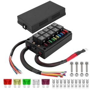 image:imageNilight 12V Fuse Relay Box 4 Relays 12 Slots ATCATO Blade Fuses Holder 4Pin Terminal 40A Relay 12Way 12AWG PreWired Block Kit Universal for Automotive Car Truck Camper BoatPreWired Box 10 Relay 10 Fuse