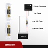 image:imageNilight Terminal Fuse Block 60A 58V DC MRBF Fuse Holder 516 M8 Single Stud Marine Rated IP66 Waterproof Cap Circuit Protection for Boat Car RV Truck Construction VehiclesANL Fuse