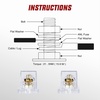 image:imageNilight Terminal Fuse Block 60A 58V DC MRBF Fuse Holder 516 M8 Single Stud Marine Rated IP66 Waterproof Cap Circuit Protection for Boat Car RV Truck Construction VehiclesANL Fuse
