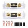 image:imageNilight Terminal Fuse Block 60A 58V DC MRBF Fuse Holder 516 M8 Single Stud Marine Rated IP66 Waterproof Cap Circuit Protection for Boat Car RV Truck Construction VehiclesANL Fuse