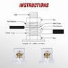 image:imageNilight Terminal Fuse Block 60A 58V DC MRBF Fuse Holder 516 M8 Single Stud Marine Rated IP66 Waterproof Cap Circuit Protection for Boat Car RV Truck Construction VehiclesANL Fuse