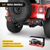 image:imageNilight 2 Pack 34 DRing Separate Shackle 45000 Lbs Break Strength  Includes 78 Lock Pin Isolators and Washers Off Road Recovery for Tow Strap Winch Truck Vehicle BlackRed 34 31 Ton 2 Pack