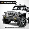 image:imageNilight 2 Pack 34 DRing Separate Shackle 45000 Lbs Break Strength  Includes 78 Lock Pin Isolators and Washers Off Road Recovery for Tow Strap Winch Truck Vehicle BlackYellow 34 2 Pack