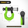 image:imageNilight 2 Pack 34 DRing Separate Shackle 45000 Lbs Break Strength  Includes 78 Lock Pin Isolators and Washers Off Road Recovery for Tow Strap Winch Truck Vehicle BlackBlack Green 34 wSeparate Shackle