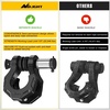image:imageNilight 2 Pack 34 DRing Separate Shackle 45000 Lbs Break Strength  Includes 78 Lock Pin Isolators and Washers Off Road Recovery for Tow Strap Winch Truck Vehicle BlackBlack 34 wSeparate Shackle