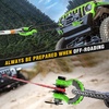 image:imageNilight 2 Pack 34 DRing Separate Shackle 45000 Lbs Break Strength  Includes 78 Lock Pin Isolators and Washers Off Road Recovery for Tow Strap Winch Truck Vehicle BlackGreen 34 wTowing Pulley 2 Pack