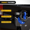 image:imageNilight 2 Pack 34 DRing Separate Shackle 45000 Lbs Break Strength  Includes 78 Lock Pin Isolators and Washers Off Road Recovery for Tow Strap Winch Truck Vehicle BlackBlack Blue 34 wSeparate Shackle