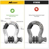 image:imageNilight 2 Pack 34 DRing Separate Shackle 45000 Lbs Break Strength  Includes 78 Lock Pin Isolators and Washers Off Road Recovery for Tow Strap Winch Truck Vehicle BlackWhite 34 wAntiTheft Shackle