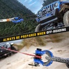 image:imageNilight 2 Pack 34 DRing Separate Shackle 45000 Lbs Break Strength  Includes 78 Lock Pin Isolators and Washers Off Road Recovery for Tow Strap Winch Truck Vehicle BlackBlue 34 wTowing Pulley 2 Pack