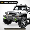 image:imageNilight 2 Pack 34 DRing Separate Shackle 45000 Lbs Break Strength  Includes 78 Lock Pin Isolators and Washers Off Road Recovery for Tow Strap Winch Truck Vehicle BlackBlack Green 34 wSeparate Shackle