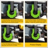 image:imageNilight 2 Pack 34 DRing Separate Shackle 45000 Lbs Break Strength  Includes 78 Lock Pin Isolators and Washers Off Road Recovery for Tow Strap Winch Truck Vehicle BlackBlack Green 34 wSeparate Shackle