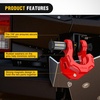 image:imageNilight 2 Pack 34 DRing Separate Shackle 45000 Lbs Break Strength  Includes 78 Lock Pin Isolators and Washers Off Road Recovery for Tow Strap Winch Truck Vehicle BlackRed 34 wSeparate Shackle