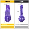 image:imageNilight 2 Pack 34 DRing Separate Shackle 45000 Lbs Break Strength  Includes 78 Lock Pin Isolators and Washers Off Road Recovery for Tow Strap Winch Truck Vehicle BlackPurple31 Ton Mega