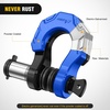 image:imageNilight 2 Pack 34 DRing Separate Shackle 45000 Lbs Break Strength  Includes 78 Lock Pin Isolators and Washers Off Road Recovery for Tow Strap Winch Truck Vehicle BlackBlack Blue 34 wSeparate Shackle