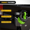 image:imageNilight 2 Pack 34 DRing Separate Shackle 45000 Lbs Break Strength  Includes 78 Lock Pin Isolators and Washers Off Road Recovery for Tow Strap Winch Truck Vehicle BlackBlack Green 34 wSeparate Shackle
