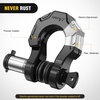 image:imageNilight 2 Pack 34 DRing Separate Shackle 45000 Lbs Break Strength  Includes 78 Lock Pin Isolators and Washers Off Road Recovery for Tow Strap Winch Truck Vehicle BlackBlack 34 wSeparate Shackle