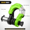 image:imageNilight 2 Pack 34 DRing Separate Shackle 45000 Lbs Break Strength  Includes 78 Lock Pin Isolators and Washers Off Road Recovery for Tow Strap Winch Truck Vehicle BlackBlack Green 34 wSeparate Shackle