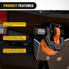 image:imageNilight 2 Pack 34 DRing Separate Shackle 45000 Lbs Break Strength  Includes 78 Lock Pin Isolators and Washers Off Road Recovery for Tow Strap Winch Truck Vehicle BlackBlack Orange 34 wSeparate Shackle