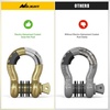 image:imageNilight 2 Pack 34 DRing Separate Shackle 45000 Lbs Break Strength  Includes 78 Lock Pin Isolators and Washers Off Road Recovery for Tow Strap Winch Truck Vehicle BlackGold 34 2 Pack
