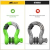 image:imageNilight 2 Pack 34 DRing Separate Shackle 45000 Lbs Break Strength  Includes 78 Lock Pin Isolators and Washers Off Road Recovery for Tow Strap Winch Truck Vehicle BlackGreen 34 2 Pack