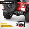 image:imageNilight 2 Pack 34 DRing Separate Shackle 45000 Lbs Break Strength  Includes 78 Lock Pin Isolators and Washers Off Road Recovery for Tow Strap Winch Truck Vehicle BlackSilver Gray31 Ton Mega