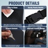 image:imageNilight Car Seat Back Organizer 2PCS Black PU Leather Universal  Cup Holder Tissue Box Removable Bucket Waterproof Multifunctional Storage Bag for Cars Vans SUVs MPVs Pickup TrucksBlack Leather wBucket2Pcs Short Szie