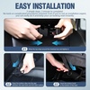 image:imageNilight Car Seat Back Organizer 2PCS Black PU Leather Universal  Cup Holder Tissue Box Removable Bucket Waterproof Multifunctional Storage Bag for Cars Vans SUVs MPVs Pickup TrucksBlack Leather wBucket1 Pc Long Size