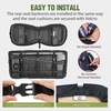 image:imageNilight Golf Cart Front Seat Cover 1PC Black Leather Club Car DS  Waterproof Leather No Staple Design All Season Protection Sun Scratch Resistant Cover Fits 19822000 Club Car DS0716 Drive G291725 Drive 2 Black FrontRear