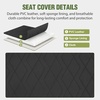 image:imageNilight Golf Cart Front Seat Cover 1PC Black Leather Club Car DS  Waterproof Leather No Staple Design All Season Protection Sun Scratch Resistant Cover Fits 19822000 Club Car DS20002025 Club Car DS Black FrontRear