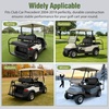 image:imageNilight Golf Cart Front Seat Cover 1PC Black Leather Club Car DS  Waterproof Leather No Staple Design All Season Protection Sun Scratch Resistant Cover Fits 19822000 Club Car DS20042019 Club Car Precedent Black FrontRear