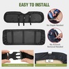 image:imageNilight Golf Cart Front Seat Cover 1PC Black Leather Club Car DS  Waterproof Leather No Staple Design All Season Protection Sun Scratch Resistant Cover Fits 19822000 Club Car DSUniversal Fit BlackRear