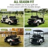 image:imageNilight Golf Cart Front Seat Cover 1PC Black Leather Club Car DS  Waterproof Leather No Staple Design All Season Protection Sun Scratch Resistant Cover Fits 19822000 Club Car DSUniversal Fit BlackRear