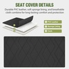 image:imageNilight Golf Cart Front Seat Cover 1PC Black Leather Club Car DS  Waterproof Leather No Staple Design All Season Protection Sun Scratch Resistant Cover Fits 19822000 Club Car DSUniversal Fit BlackRear