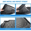image:imageNilight TPE Floor Mats for Chevy Blazer 20192026  Cadillac XT5 GMC Acadia 2017 2018 2019 2020 2021 2022 2023 All Weather Custom Fit Heavy Duty Floor Liners20212026 Chevy Tahoe GMC YukonBucket Seat