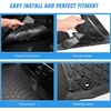 image:imageNilight TPE Floor Mats for Chevy Blazer 20192026  Cadillac XT5 GMC Acadia 2017 2018 2019 2020 2021 2022 2023 All Weather Custom Fit Heavy Duty Floor Liners20152022 Chevy Colorado GMC CanyonCrew cab