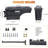 image:imageNilight Truck Bed Tool Box Left Drivers Side Truck Tool Box Fit for Ford F150 19992014 ABS Swing Case Truck Bed Storage Box with Lockable Lid Waterproof Wheel Well Toolbox BlackFor Silverado Sierra 20072018 Driver Side
