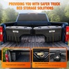 image:imageNilight Truck Bed Tool Box Left Drivers Side Truck Tool Box Fit for Ford F150 19992014 ABS Swing Case Truck Bed Storage Box with Lockable Lid Waterproof Wheel Well Toolbox BlackFor Ford F150 19992014 DriverPassenger Side