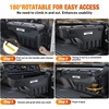 image:imageNilight Truck Bed Tool Box Left Drivers Side Truck Tool Box Fit for Ford F150 19992014 ABS Swing Case Truck Bed Storage Box with Lockable Lid Waterproof Wheel Well Toolbox BlackFor Silverado Sierra 20072018 Passenger Side