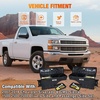 image:imageNilight Truck Bed Tool Box Left Drivers Side Truck Tool Box Fit for Ford F150 19992014 ABS Swing Case Truck Bed Storage Box with Lockable Lid Waterproof Wheel Well Toolbox BlackFor Silverado Sierra 20072018 DriverPassenger
