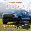 image:imageNilight Truck Bed Tool Box Left Drivers Side Truck Tool Box Fit for Ford F150 19992014 ABS Swing Case Truck Bed Storage Box with Lockable Lid Waterproof Wheel Well Toolbox BlackFor Ford F250350 20172021 Passenger Side