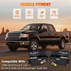 image:imageNilight Truck Bed Tool Box Left Drivers Side Truck Tool Box Fit for Ford F150 19992014 ABS Swing Case Truck Bed Storage Box with Lockable Lid Waterproof Wheel Well Toolbox BlackFor Ford F150 19992014 DriverPassenger Side
