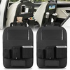 Black Leather w/Bucket-2Pcs Long Size